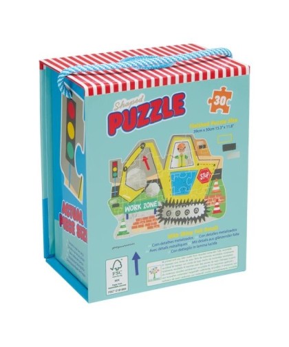 Puzzle Recortado 30 Peças – Construção