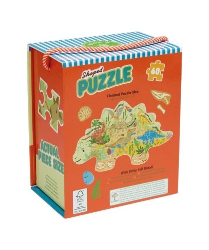 Puzzle Recortado 60 Peças – Dinossauros