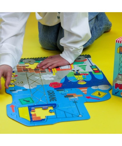 Puzzle Recortado 60 Peças – Construção