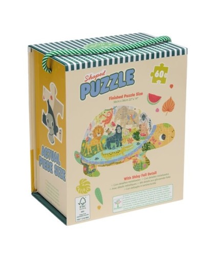 Puzzle Recortado 60 Peças – Selva