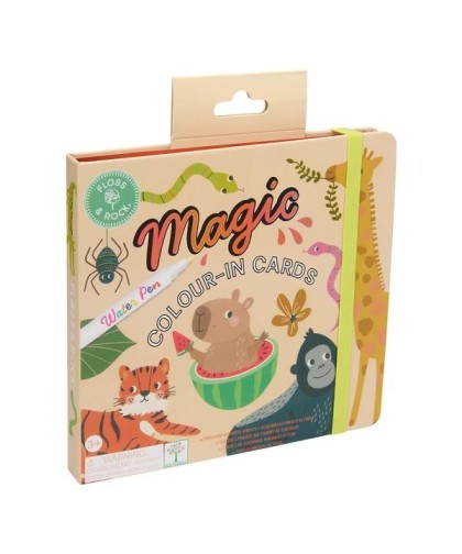 Magic Colour Changing Water Cards - Jungle