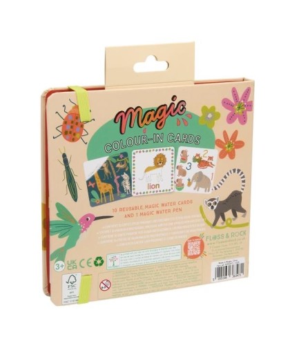 Magic Colour Changing Water Cards - Jungle