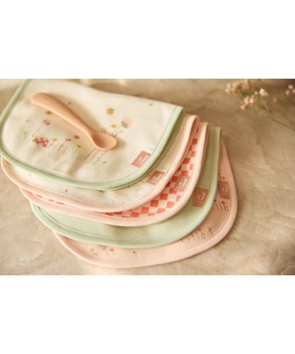Pack 5 Babetes Jollein - Jersey Pretty Picnic