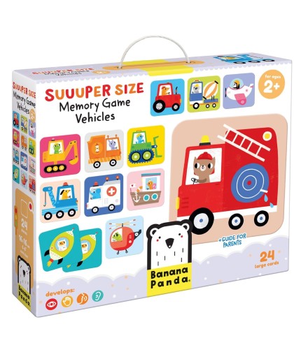 Banana Panda Super Size Memory Games Vehicles