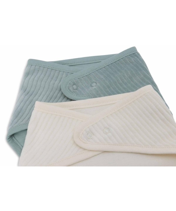 Pack 2 Bandanas Jollein - White & Sea Green