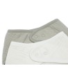 Pack 2 Bandanas Jollein - White & Olive Green